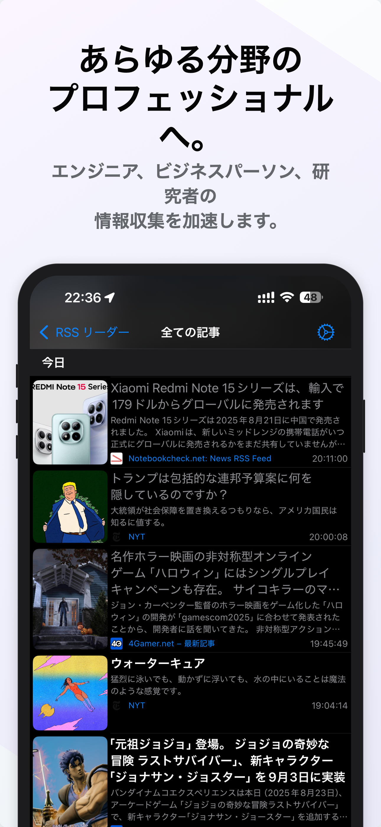 様々なジャンルの記事一覧